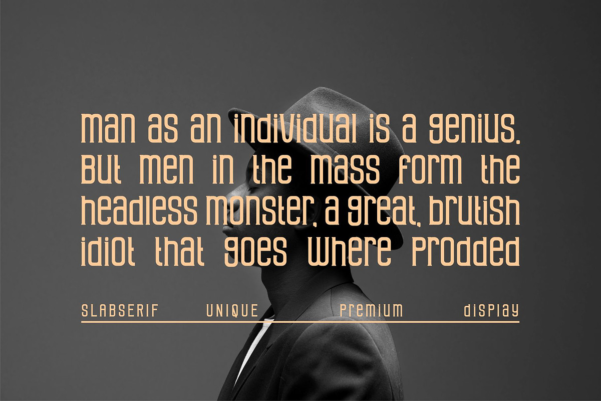 Ramonad || Slab Serif Display Font, a Slab Serif Font by Ermedia Studio (Photo 3 of 5)