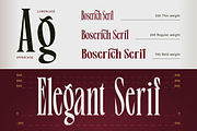 Boserich, a Serif Font by Burntilldead (Thumbnail 4 of 12)