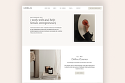 Amelia - Feminine WordPress Theme, a WordPress Template by Creative Her (Thumbnail 4 of 7)