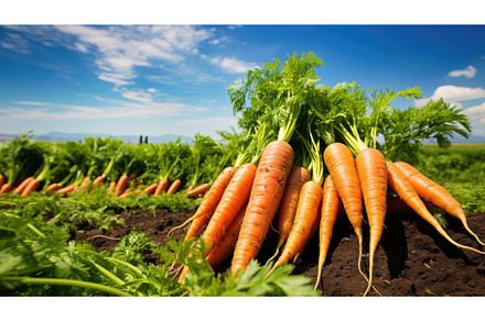 harvest carrot farm ai generated, an Animal Photo by pikepicture