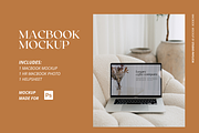 Macbook Mockup, TERRA 9, an iPhone Mockup by Studio Phylicia (Thumbnail 1 of 3)