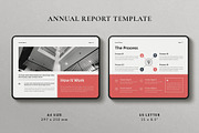 Annual Report Template Landscape, a Brochure Template by TemplatesForest (Thumbnail 2 of 8)