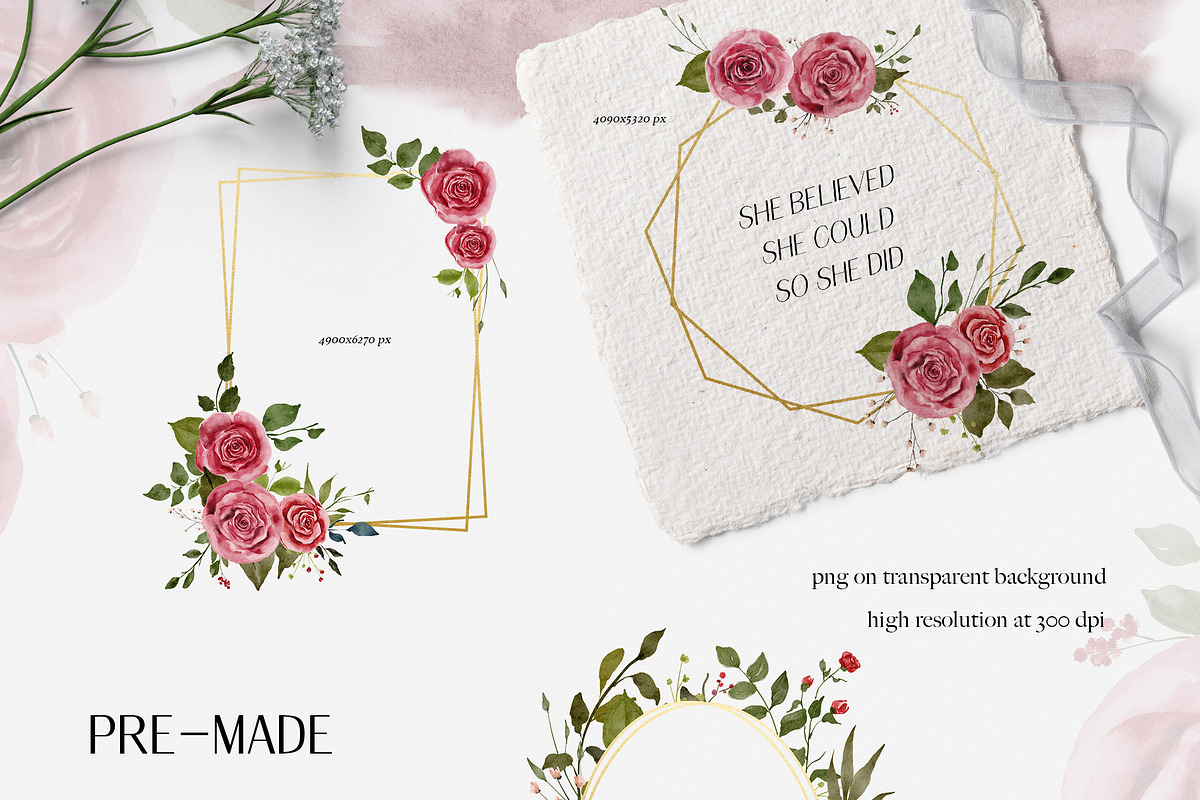 MY DEAR ROSE - Watercolor Roses, an Illustration by Backyard Rose (Photo 11 of 18)