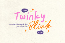 Twinky Blink - Cute Font Duo