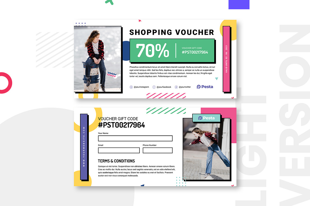 Voucher - Pesta 1, a Templates & Theme by Themes Awesome (Photo 2 of 3)