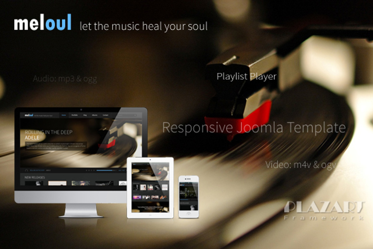 Meloul - Music Joomla Template, a Websites & App Template by TemPlaza (Photo 1 of 4)
