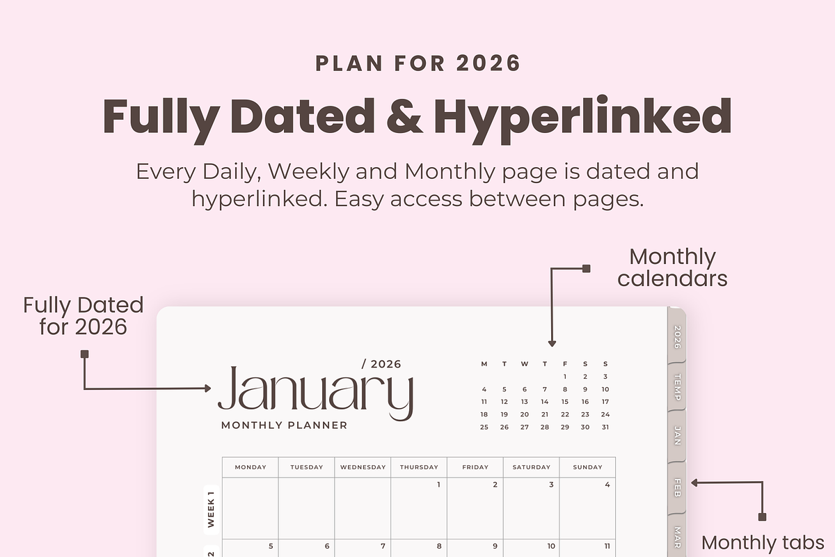 2026 Planner for iPad preview 5