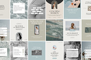 Wellness Instagram Templates, a Social Media Template by Studio Loire (Thumbnail 3 of 8)