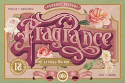 Fragrance, a Serif Font by Burntilldead (Thumbnail 2 of 14)