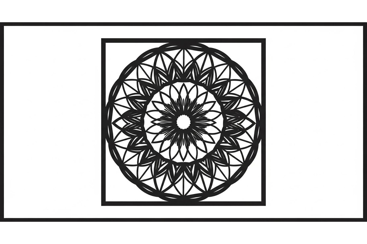 Geometric Mandala Vector Bundle, an Illustration by Designs_River (Photo 26 of 51)