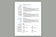 Photo Resume Package + Social Media, a Resume Template by Scribbled Napkin Design (Thumbnail 3 of 4)