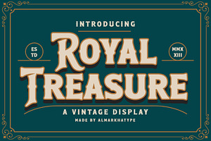 Royal Treasure – Royal Vintage Font