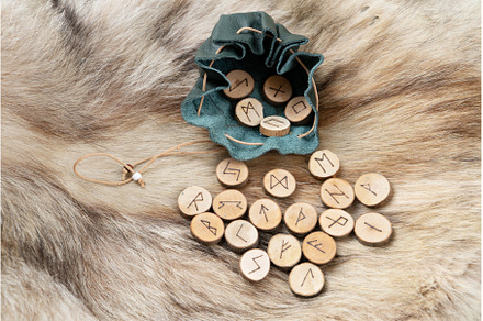Handmade runes for fortunetelling, an Architecture Photo by Neirfy