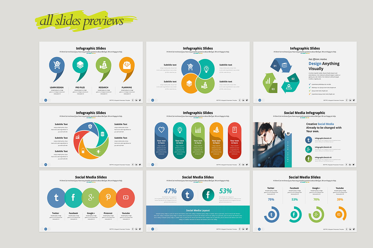 Bee-Type Corporate PowerPoint, a Presentation Template by WhiteGraphic (Photo 25 of 28)