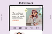 Podcast Coach Squarespace Template, a Squarespace Template by Creative Day (Thumbnail 1 of 5)