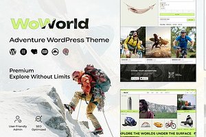 Woworld - Hiking WordPress Theme, a WordPress Template by ThemesRain