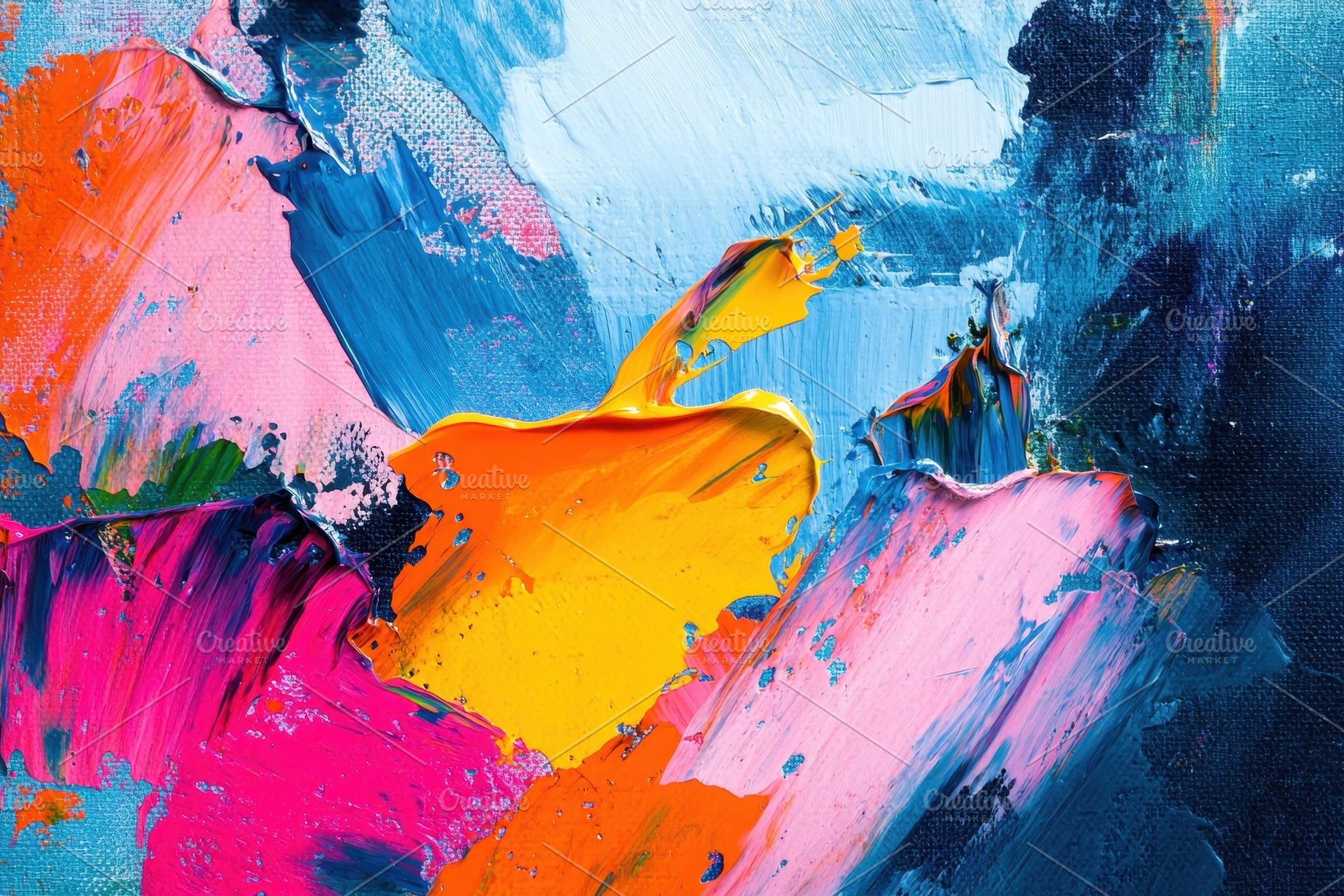 Artistic abstract painting, a Photo by Pavel_design