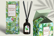 Tropical floral patterns set, a Pattern Graphic by emeraldthue (Thumbnail 24 of 28)