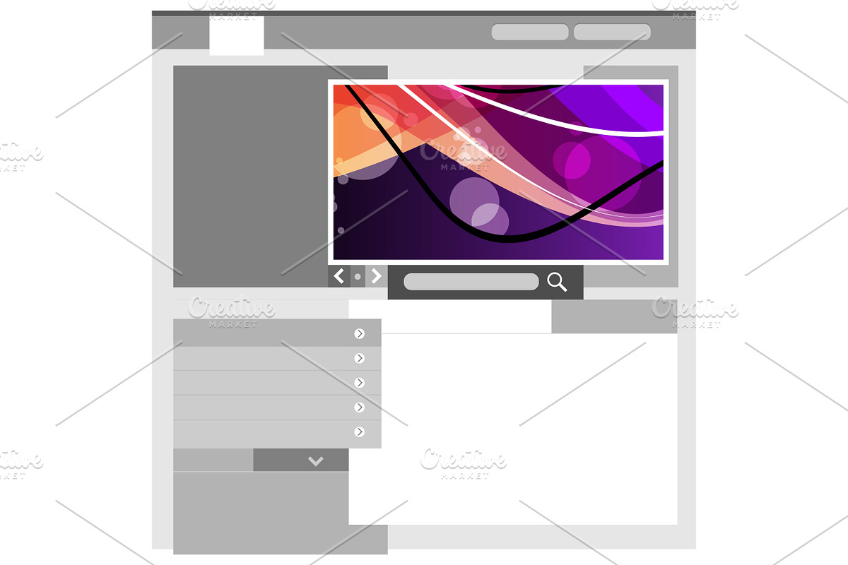 Gray Website Template, a Templates & Theme by Sunny