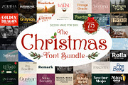 The Christmas Font Bundle (75 Fonts), a Sans Serif Font by HipFonts (Thumbnail 11 of 11)