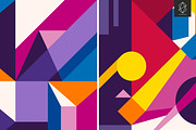 20 Abstract geometric backgrounds, a Pattern Graphic by Yury Velikanov (Thumbnail 4 of 11)