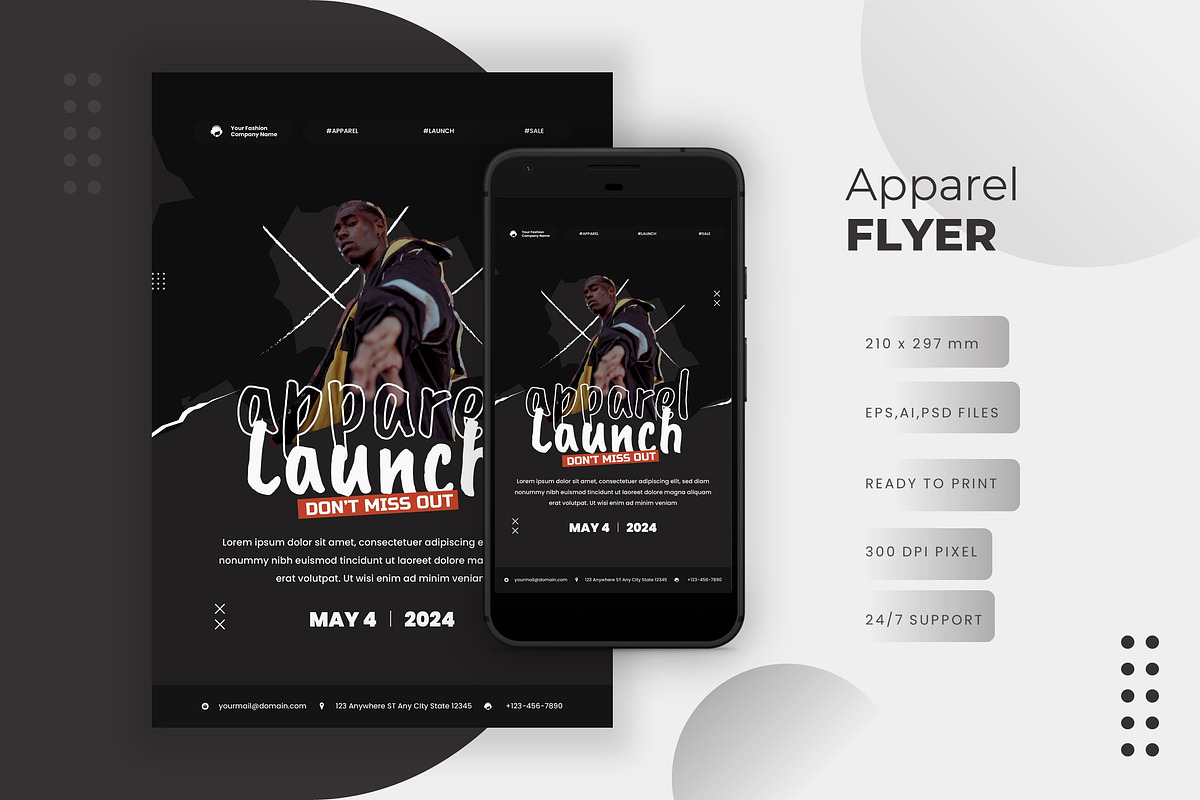 Apparel - Flyer, a Print Template by VUNIRA (Photo 1 of 2)