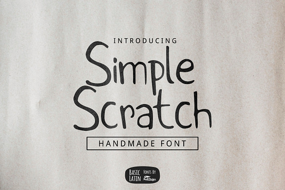 Simple Scratch Font (70% OFF) preview 5