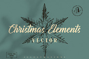 Vintage Christmas Bundle 300+, an Illustration by Retro Machine (Thumbnail 13 of 14)