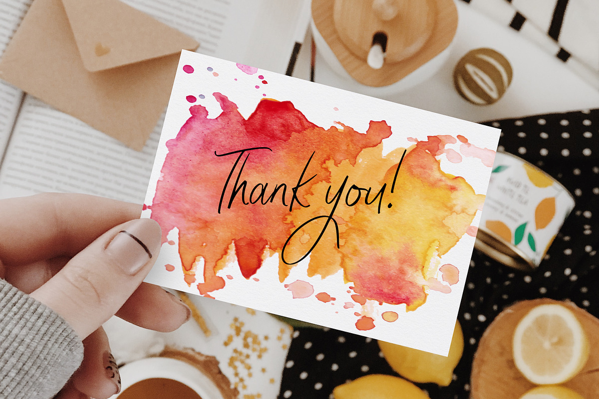 Watercolor splashes clip art, a Templates & Theme by Ksusha shop (Photo 2 of 7)