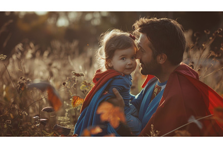 A loving and happy family. A father, a Nature Photo by ZinetroN
