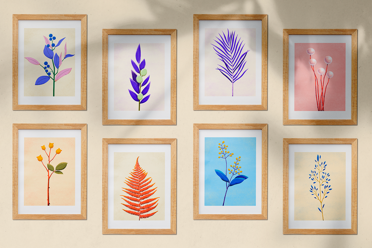 Floral Art Prints – Ready-to-Print, a Graphic by GraphicCo (Photo 8 of 12)