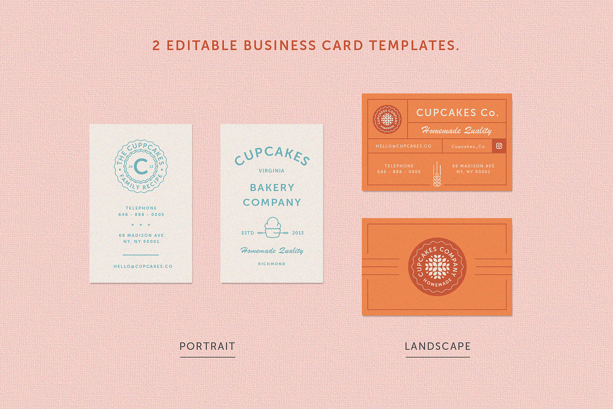 Cupcake Branding Kit, a Branding & Logo Template by Refolve Design (Photo 12 of 15)
