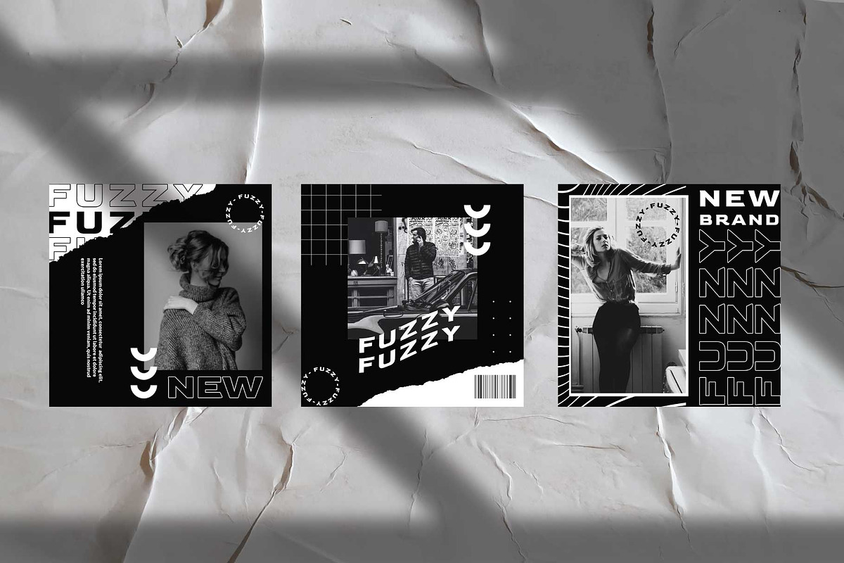 FUZZY Instagram Template, a Social Media Template by Compaq_Creative (Photo 8 of 11)