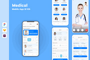 Medical Mobile App UI Kit, an UI Kit Template by uicube (Thumbnail 3 of 3)