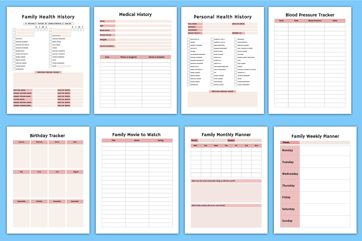 2025-26 Family Planner Canva, a Stationery Template by Designmela01 (Photo 6 of 6)