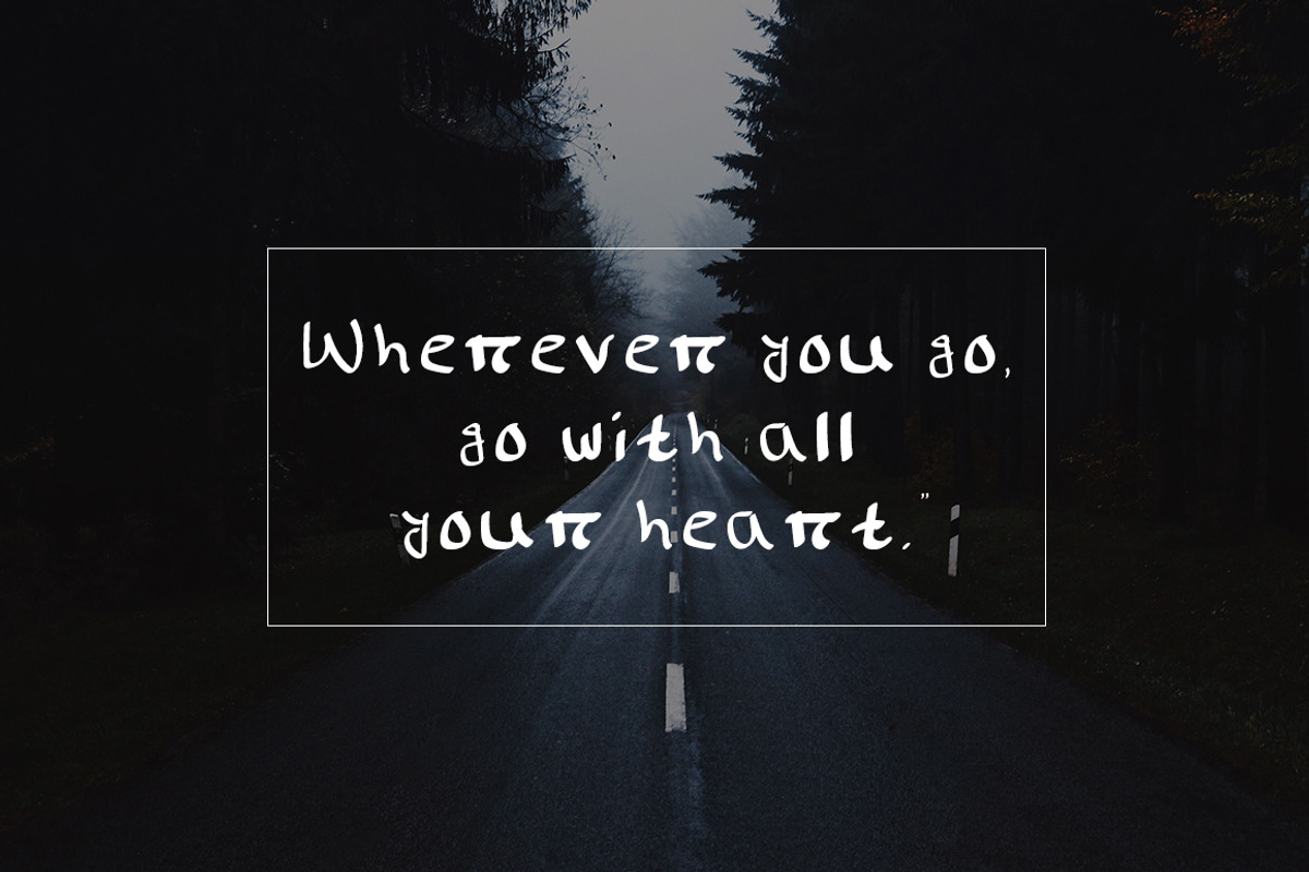 Willow Handwritten Font preview 7