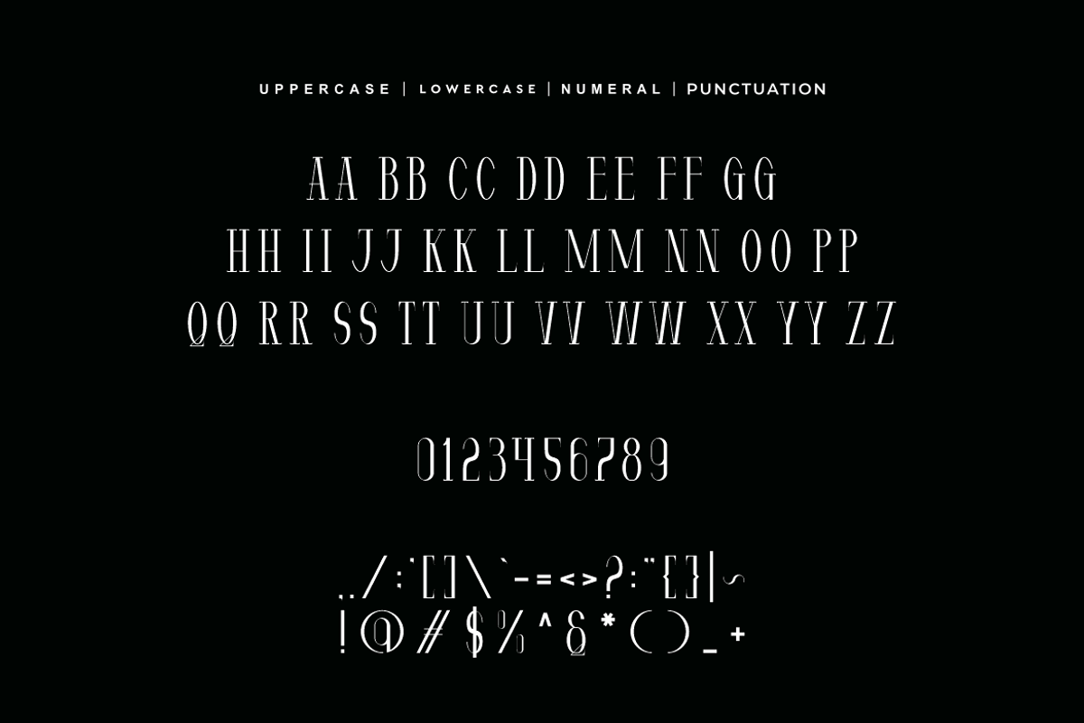 Qezatex - Modern Serif Font, a Serif Font by QR Design Studio (Photo 6 of 7)