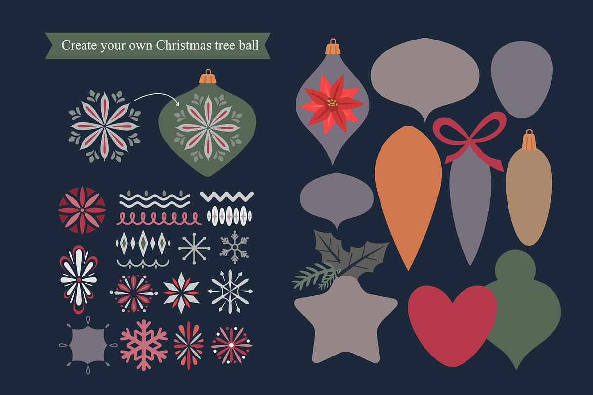 Christmas spirit. Xmas collection., a Decorative Illustration by bioraven (Photo 15 of 17)