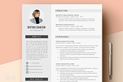 Modern Resume CV Template with photo, a Resume Template by MAM Design (Thumbnail 1 of 10)