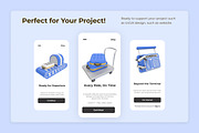 Airport Transportation 3D Icons, a Work Illustration by twinstd (Thumbnail 4 of 6)