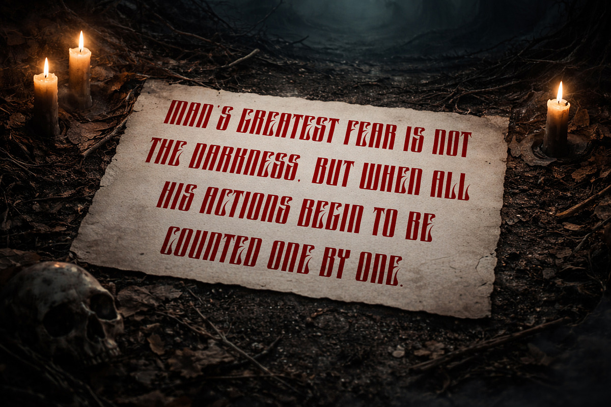 Qiropt Bold Modern Blackletter Font, a Blackletter Font by Maulana Creative (Photo 7 of 7)