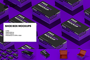 Shoe Box Mockup, a Packaging Mockup by AnagramDesign (Thumbnail 1 of 8)