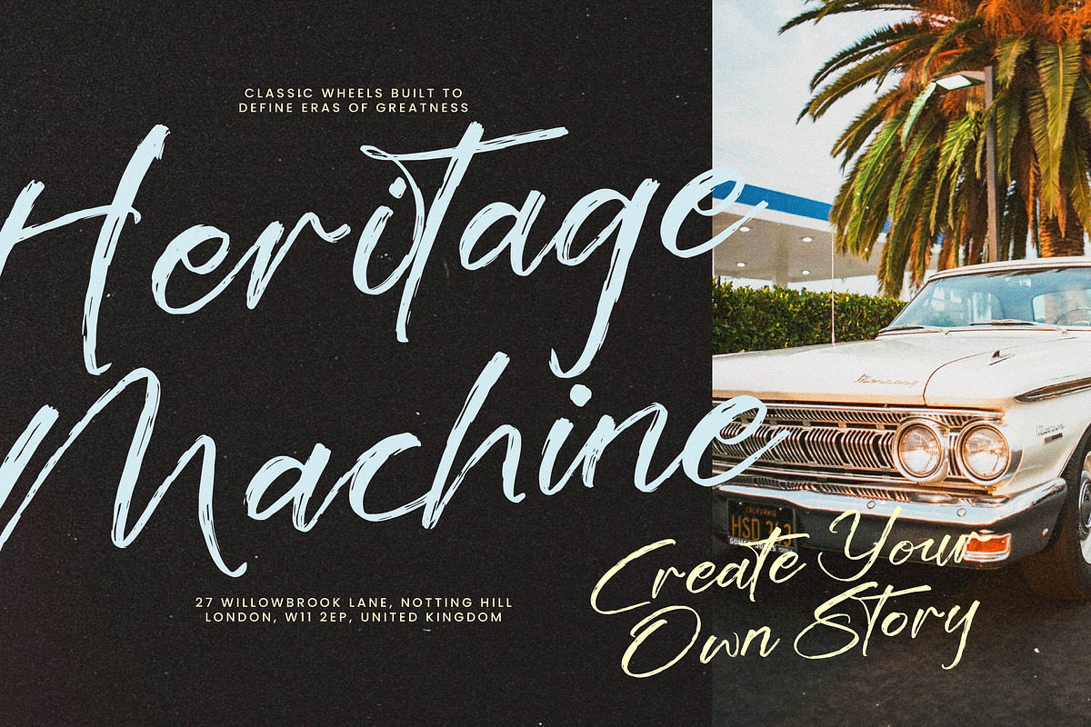 Italian Tempesta Handbrush Script, a Script Font by stylishtype.co (Photo 11 of 15)