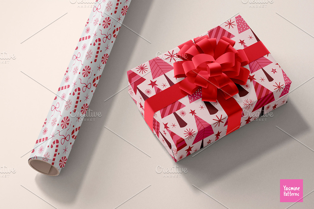 Scandi Christmas Patterns Collection, a Pattern Graphic by Yasmine Patterns (Photo 4 of 6)