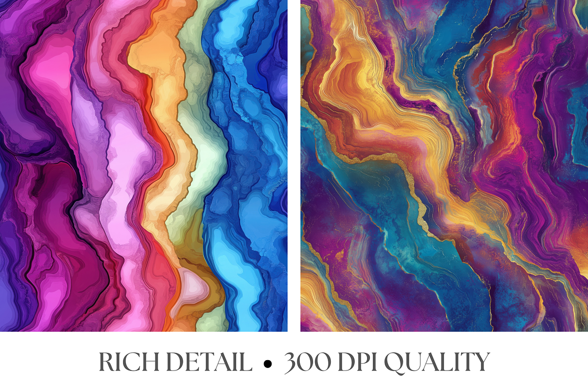 Rainbow Geode Textures, a Texture Graphic by Artful Assets Boutique (Photo 3 of 4)