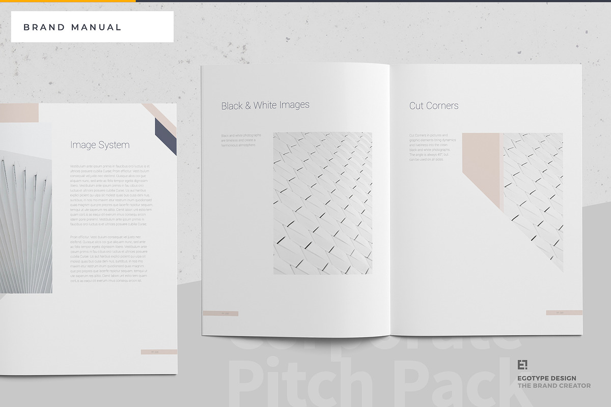 Calm Brand Guidelines, a Brochure Template by Egotype (Photo 15 of 23)