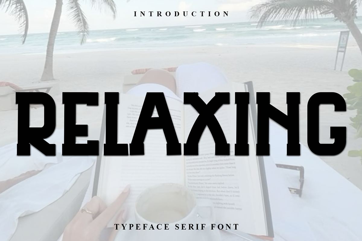 Relaxing, a Script Font by InermediaSTUDIO (Photo 1 of 8)