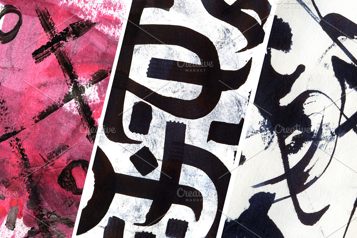 Abstract Ink Textures Background, a Texture Graphic by Noires (Photo 2 of 8)