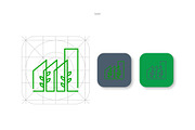 Monoline Tree Factory Logo, a Branding & Logo Template by Minimalist Logos (Thumbnail 3 of 5)