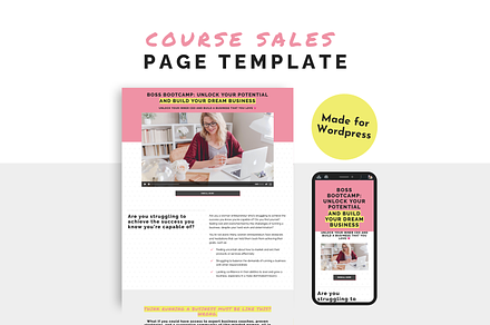 Fun Course Sales Templates